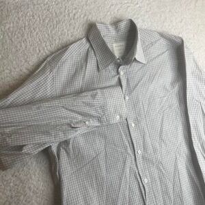 Billy Reid men's plaid long sleeve full cut button down shirt preppy L